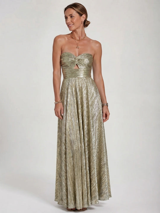 Gardena Shiny Fabric Gown