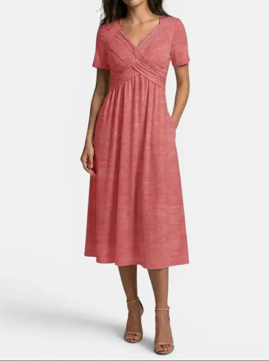 Prisca A-Line Midi Dress