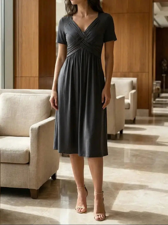 Prisca A-Line Midi Dress