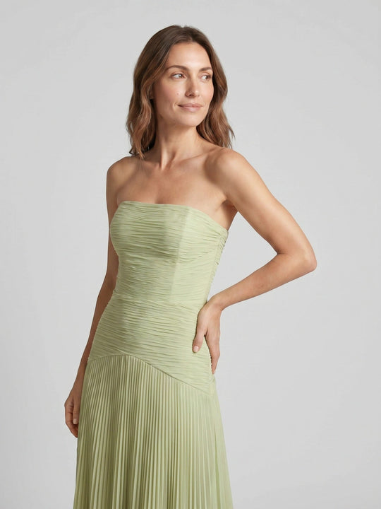 Jeany Soft Pleated Gown