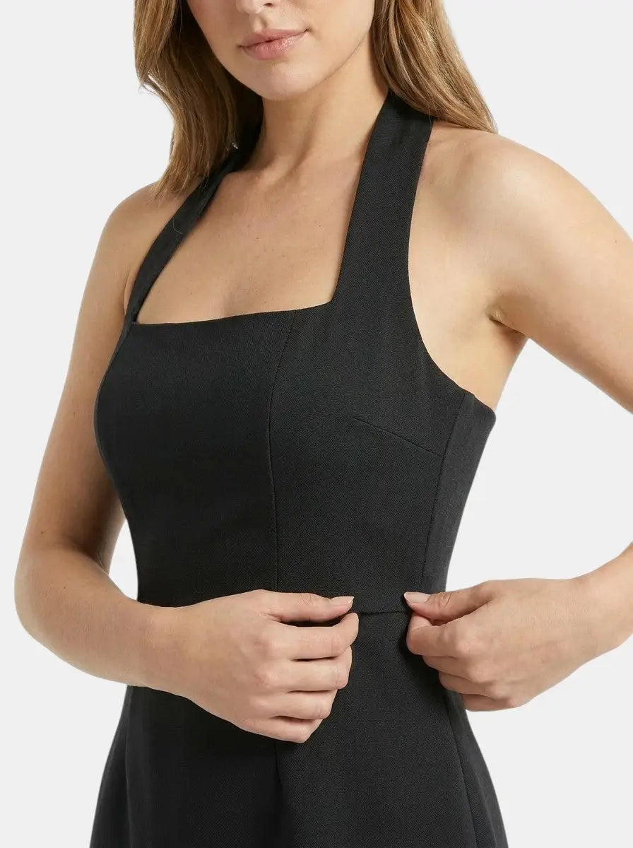 Marigold Halter Mini Dress