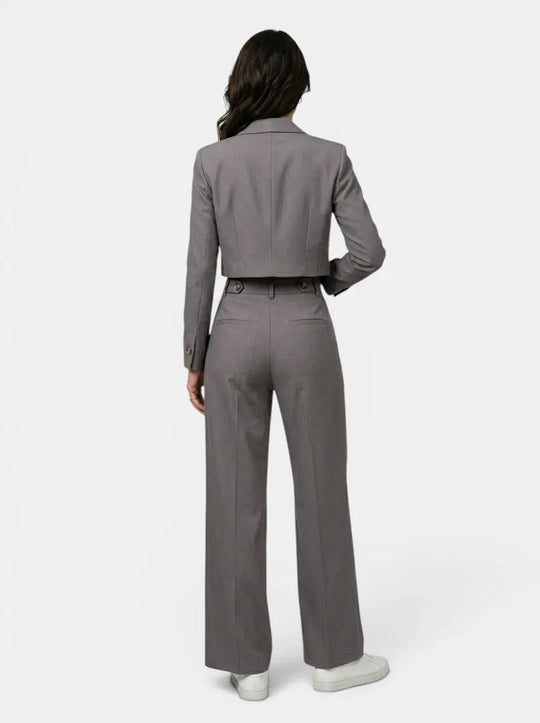 Aveli Tailored High Waist Suit Set