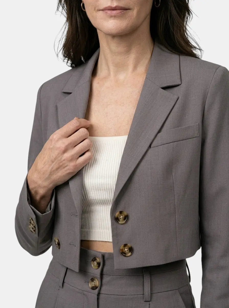 Aveli Tailored High Waist Suit Set